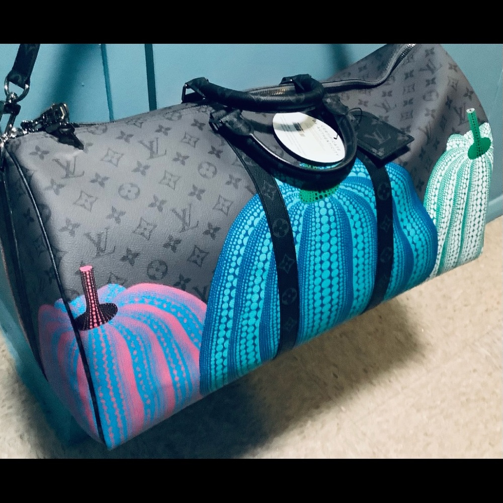 Louis Vuitton Yasoi Kusama reverse pumpkin Bandolier Carry All